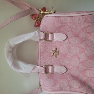 Coach Pink Satchel Bag